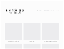 Tablet Screenshot of bertteunissen.com